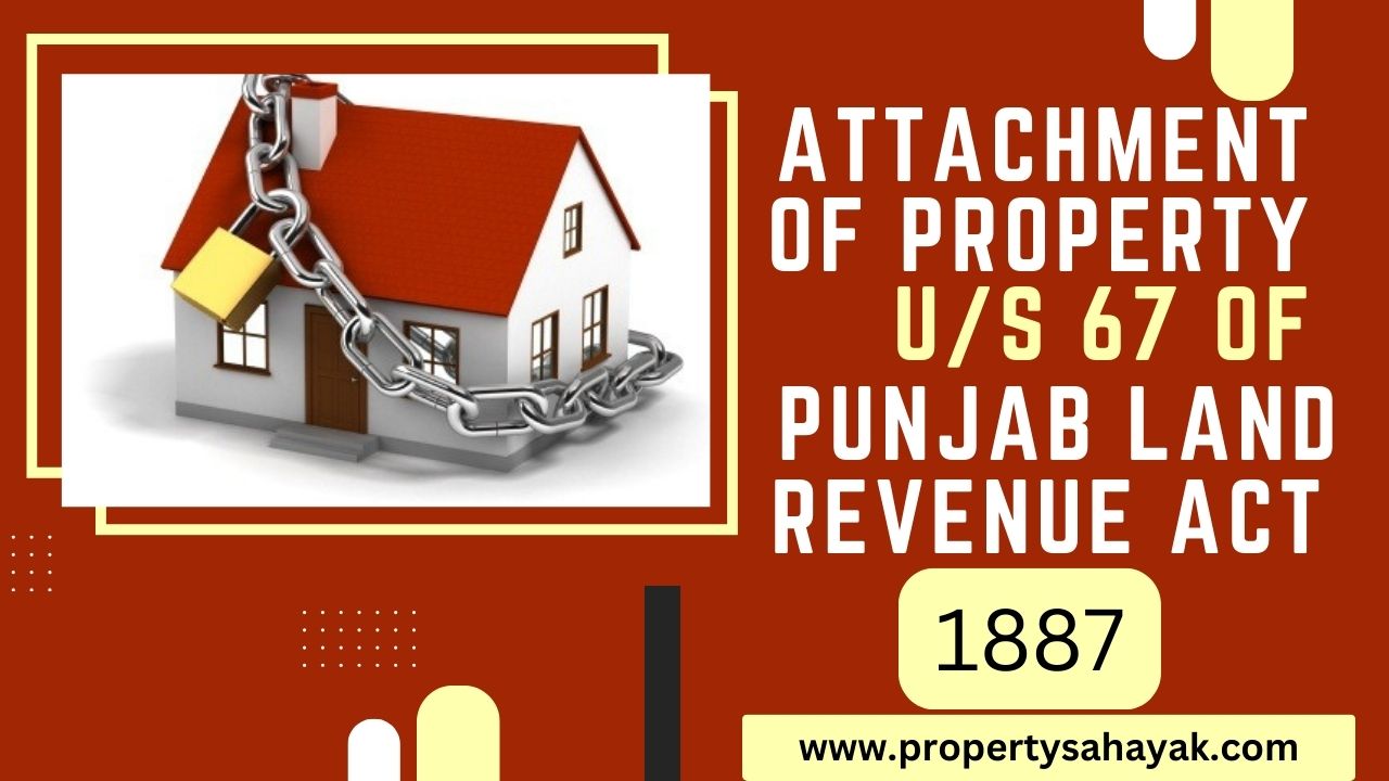 Property Attachment (ਜ਼ਾਇਦਾਦ ਦੀ ਕੁਰਕੀ) Under Section 67 of Punjab Land Revenue Act,1887